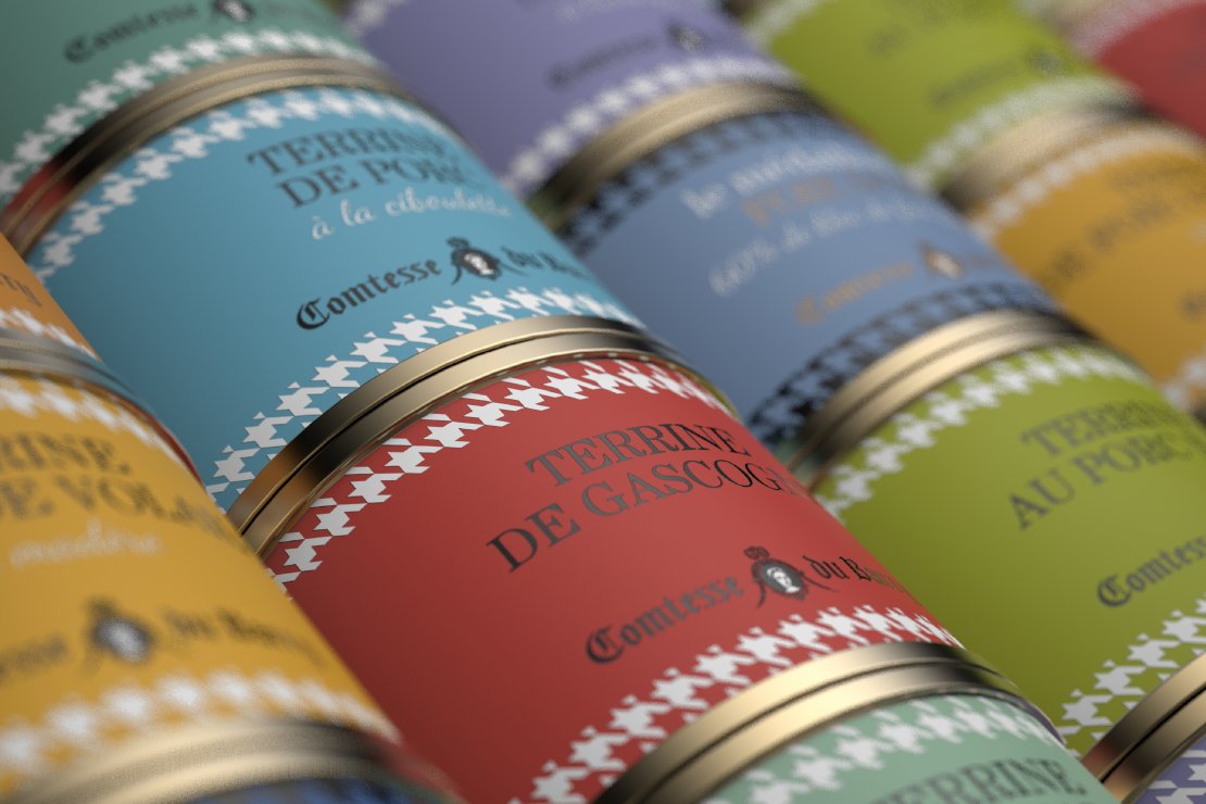 Comtesse du Barry - Terrines 70g closeup