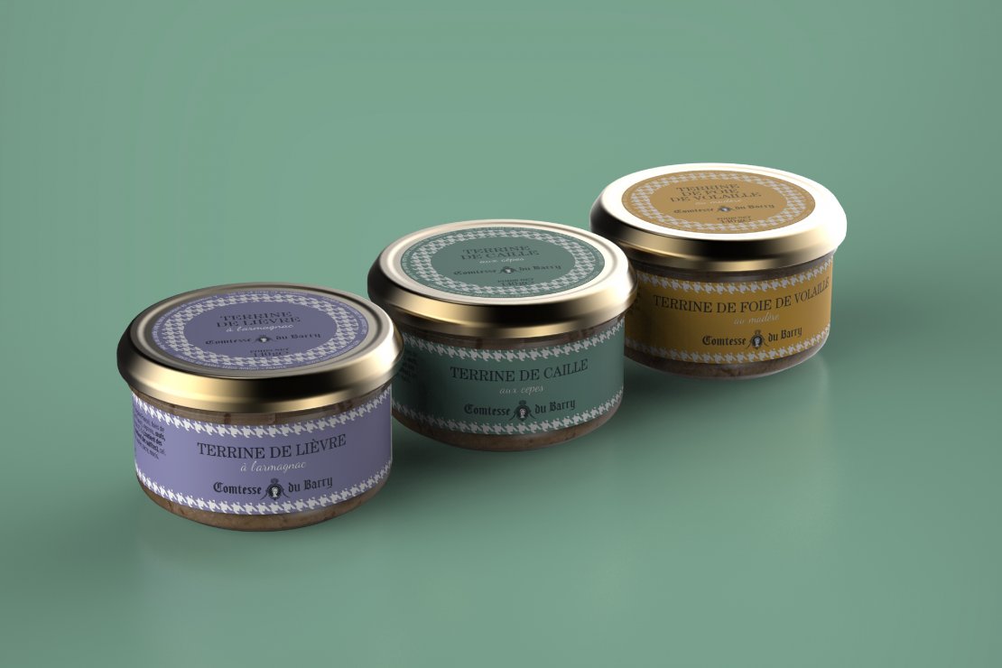 Comtesse du Barry - Terrines 140g colorama